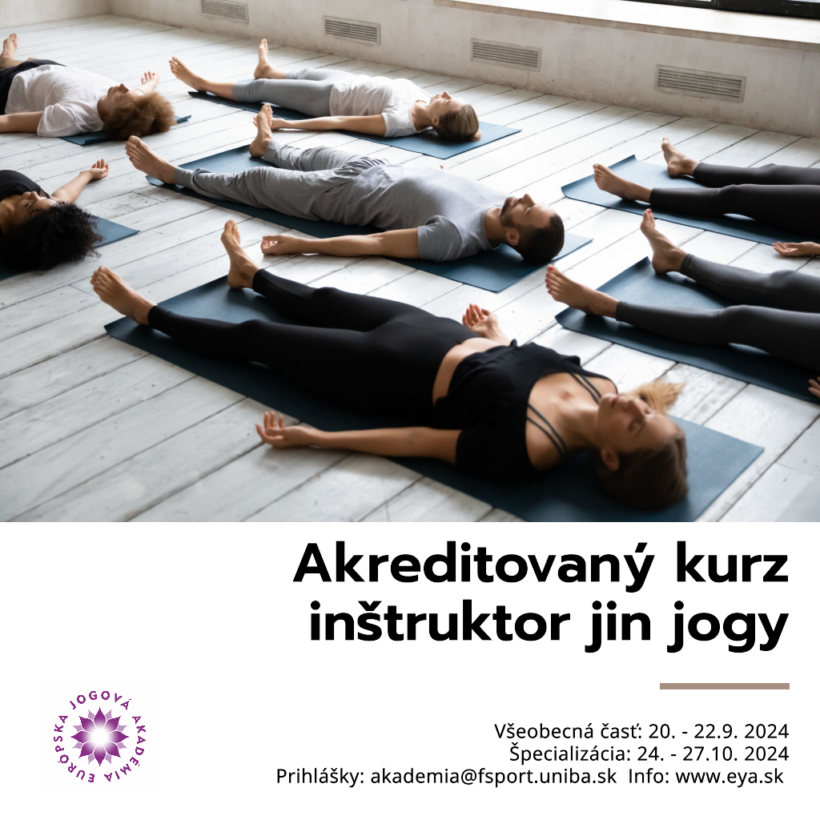 Akreditovaný kurz „Inštruktor jin jogy“